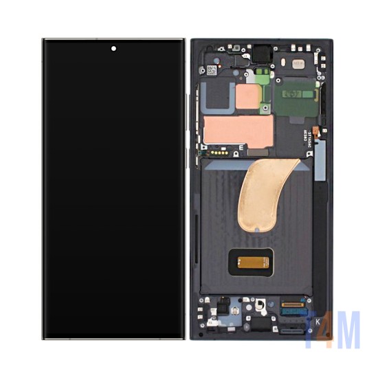 Touch+Display Con Frame Samsung Galaxy S23 Ultra 5g/S918 6,8" Service Pack (GH82-30465E/30466E) Gris Grafito